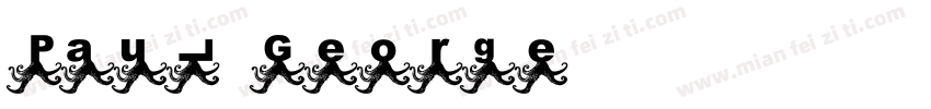 Paul George字体转换